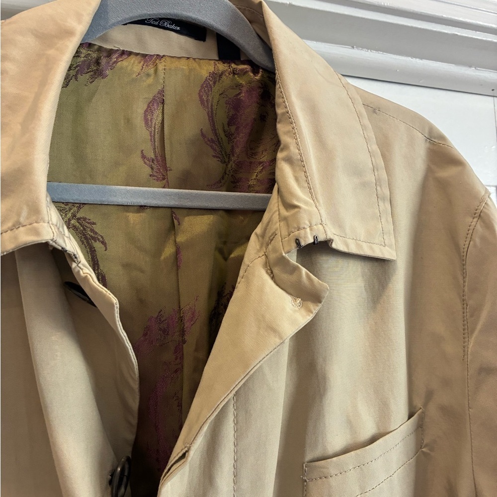 Ted Baker London trenchcoat size 6 - Picture 2 of 6